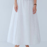 downyシフォンスカート