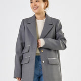 チャンキーテーラージャケット(グレー)