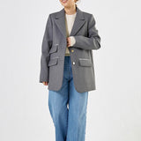 チャンキーテーラージャケット(グレー)