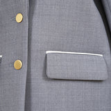 チャンキーテーラージャケット(グレー)