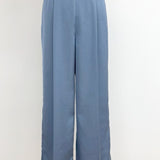 サテンワイドパンツ