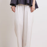 サテンワイドパンツ