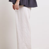 サテンワイドパンツ