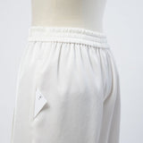 サテンワイドパンツ