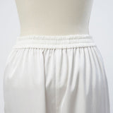 サテンワイドパンツ