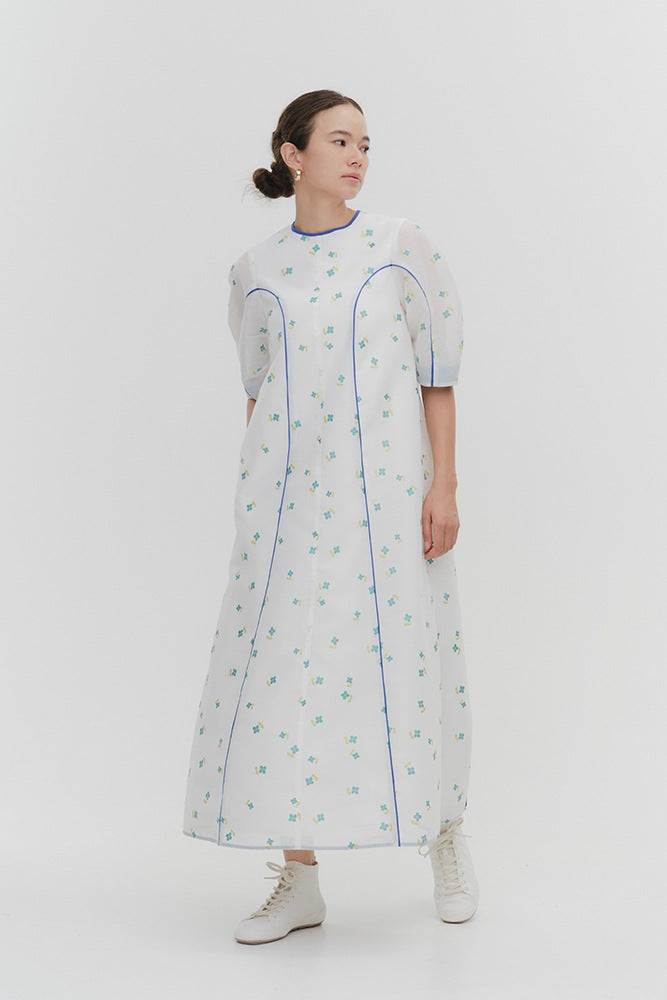 ラメクローバーシアードレス