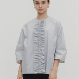 フリルギャザーブルゾン