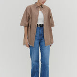 コットンチェックヘアバンド