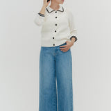 コットンチェックヘアバンド