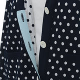 マリンドットニットカーデ