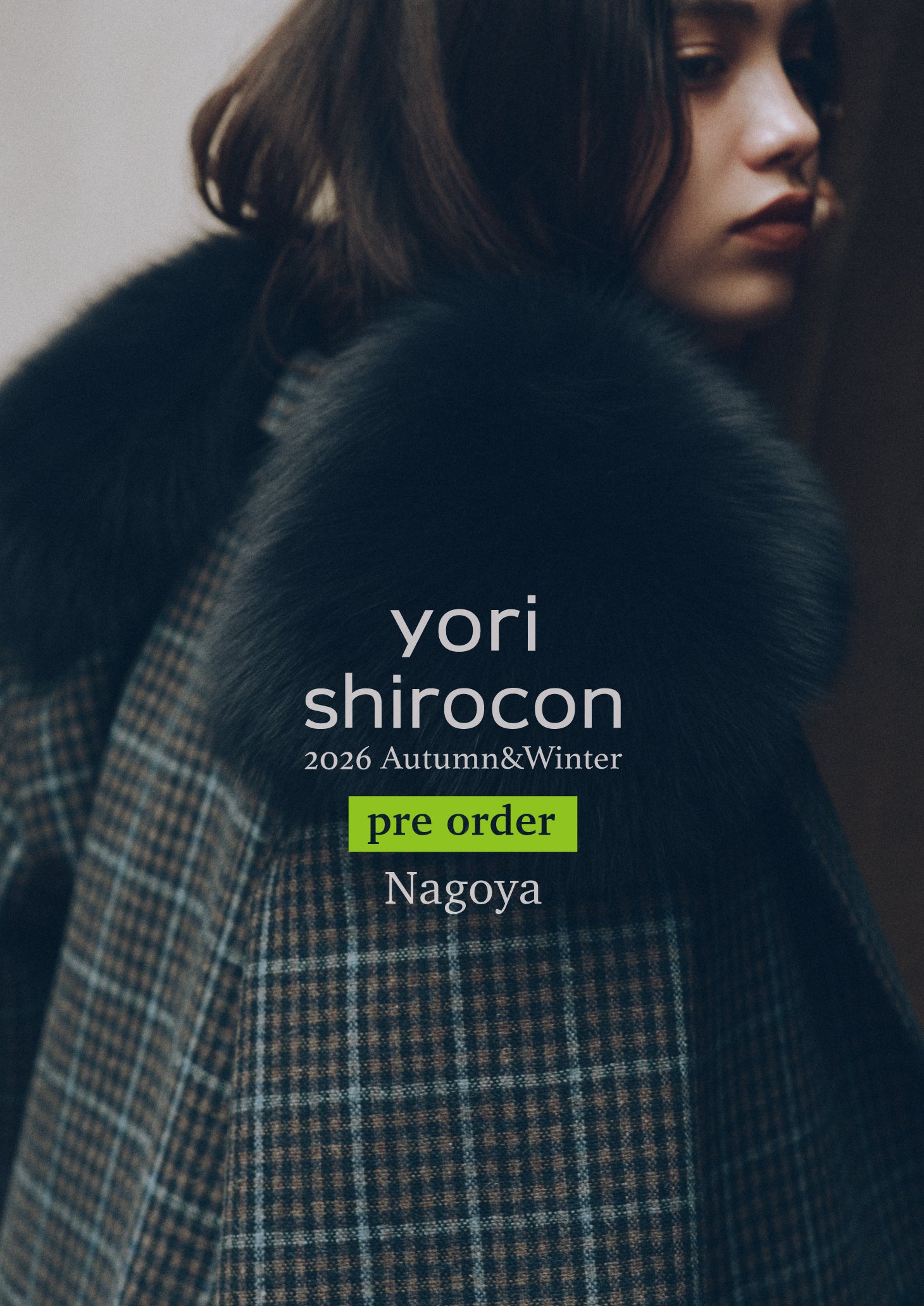 新品　yori オーバーライトテーラージャケット　2025SP 名古屋 yori/shirocon 2026 autumn&winter Collection先行受注会
